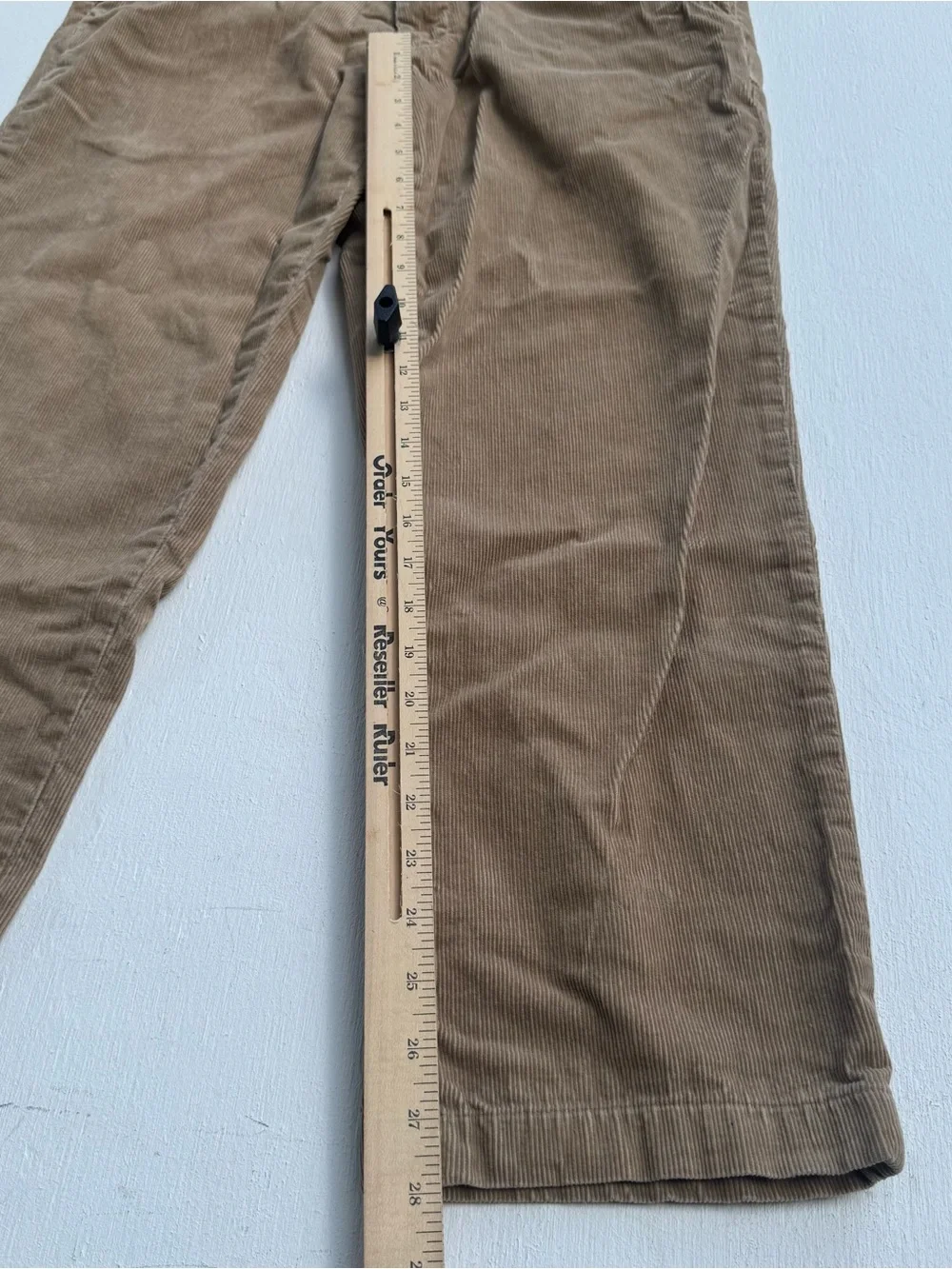Vintage Polo Ralph Lauren Prospect Corduroy Pants Mens 33x32 Brown 100% Cotton